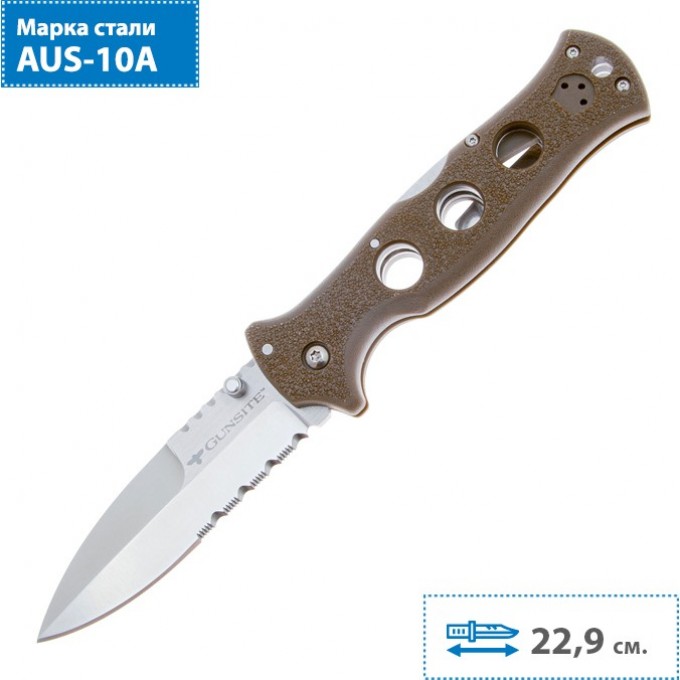 Нож COLD STEEL GUNSITE COUNTER POINT I 10ABV3 CS_10ABV3