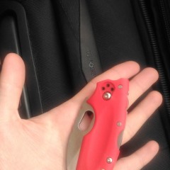 Нож COLD STEEL TUFF LITE RED 20LTR