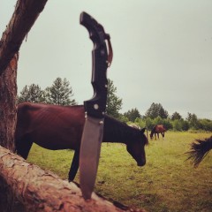 Нож COLD STEEL VOYAGER EXTRA LARGE DROP PLAIN EDGE 29AXB